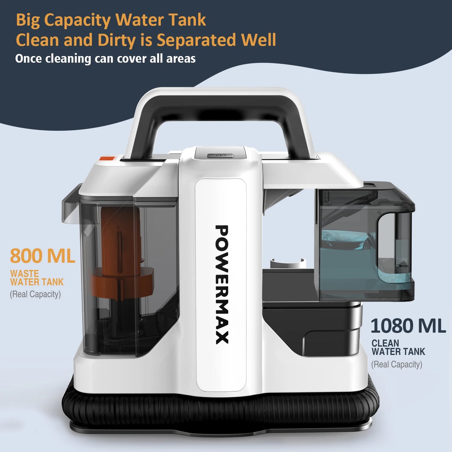 Handheld Carpet Cleaner – Powerful Portable Solution for Deep Cleaning Carpets, Upholstery, and More!