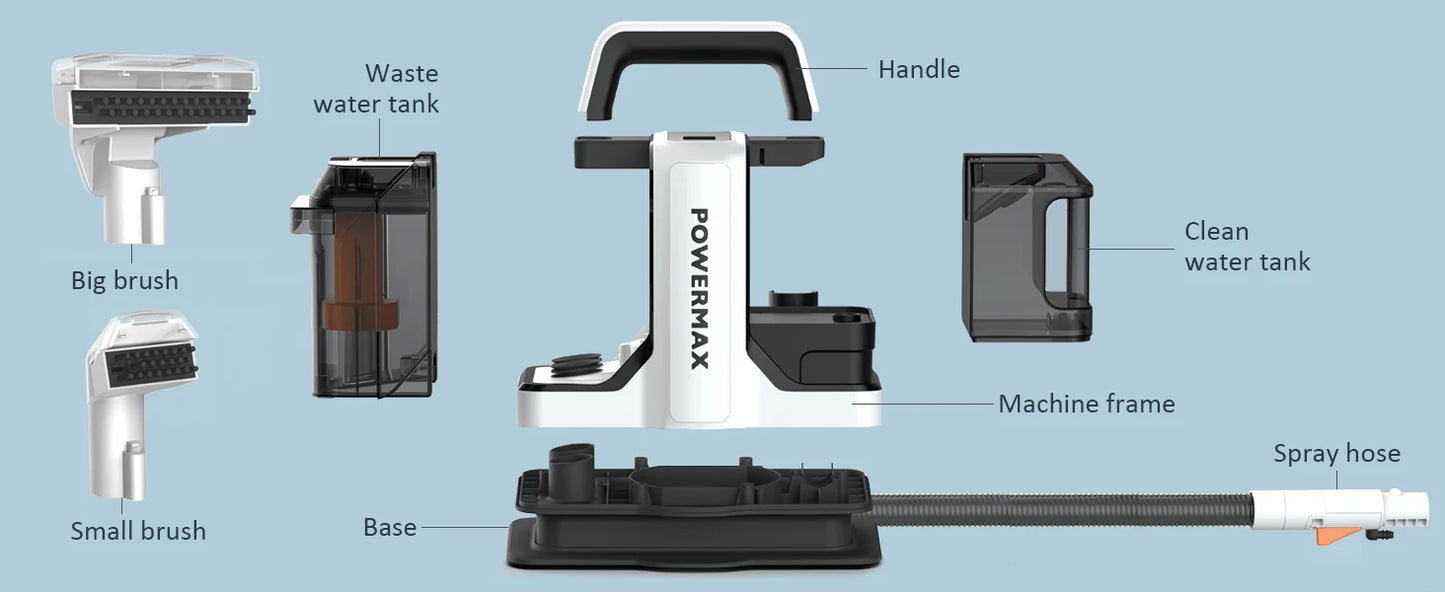 Handheld Carpet Cleaner – Powerful Portable Solution for Deep Cleaning Carpets, Upholstery, and More!